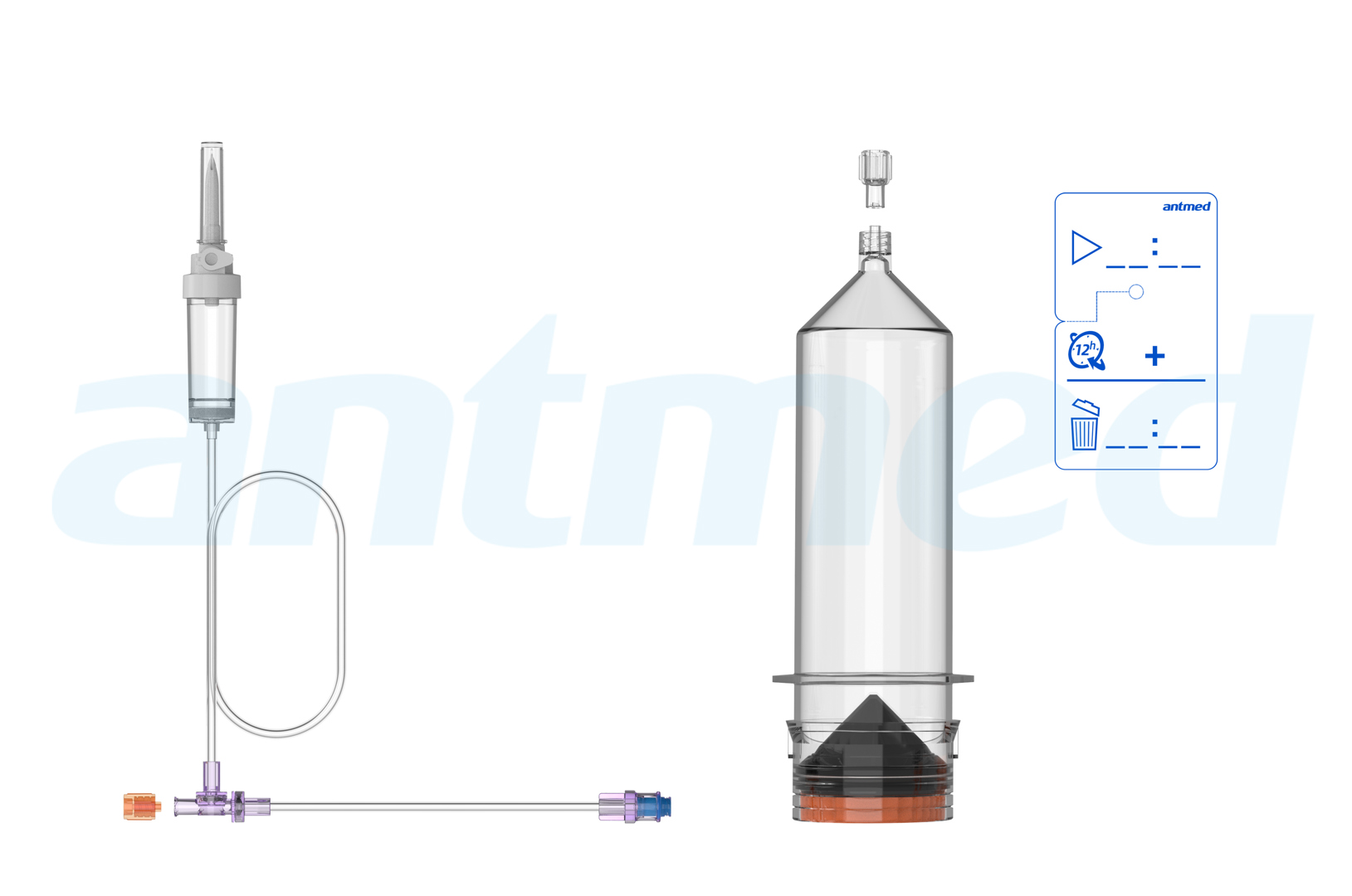 12hours Multi-patient syringe system