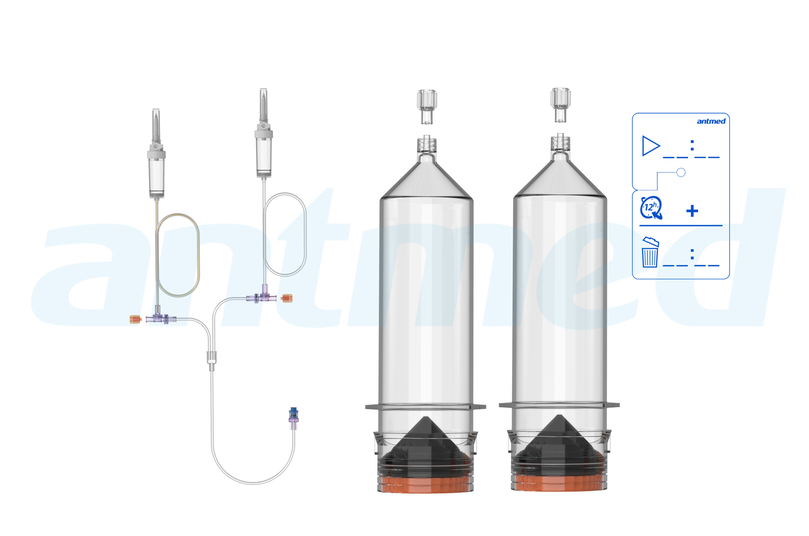 12hours Multi-patient syringe system