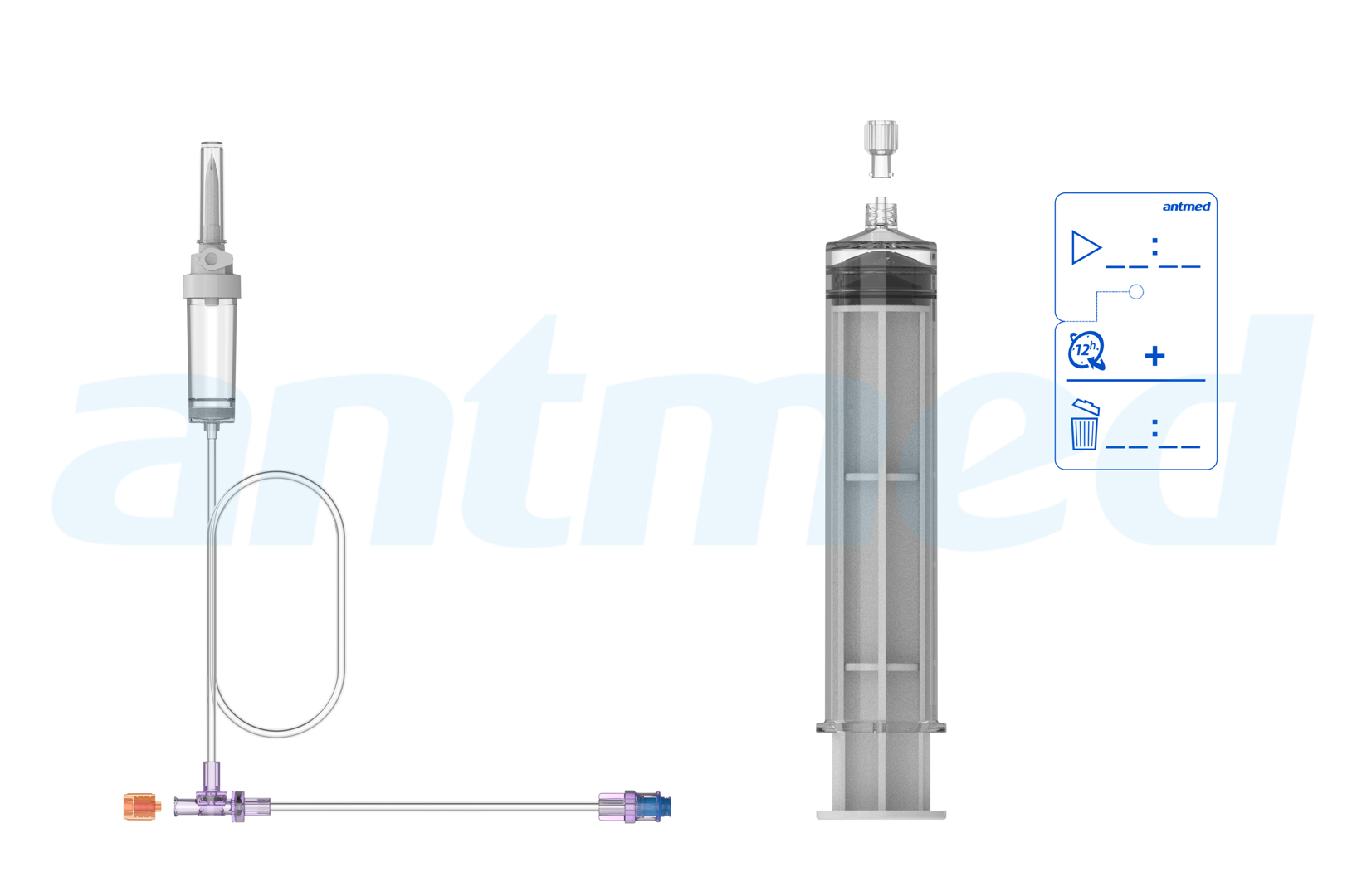 12hours Multi-patient syringe system