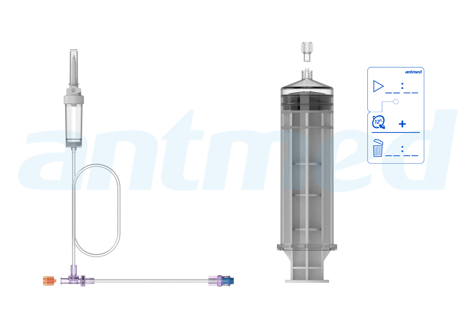 12hours Multi-patient syringe system