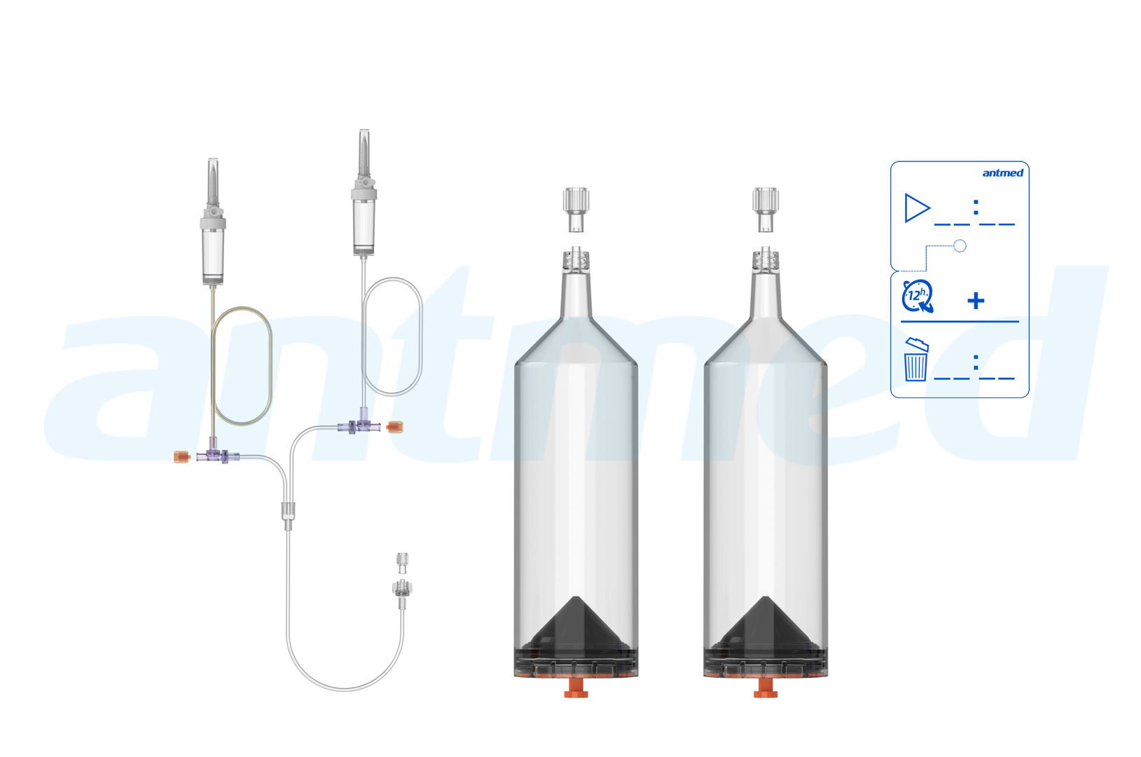 12hours Multi-patient syringe system