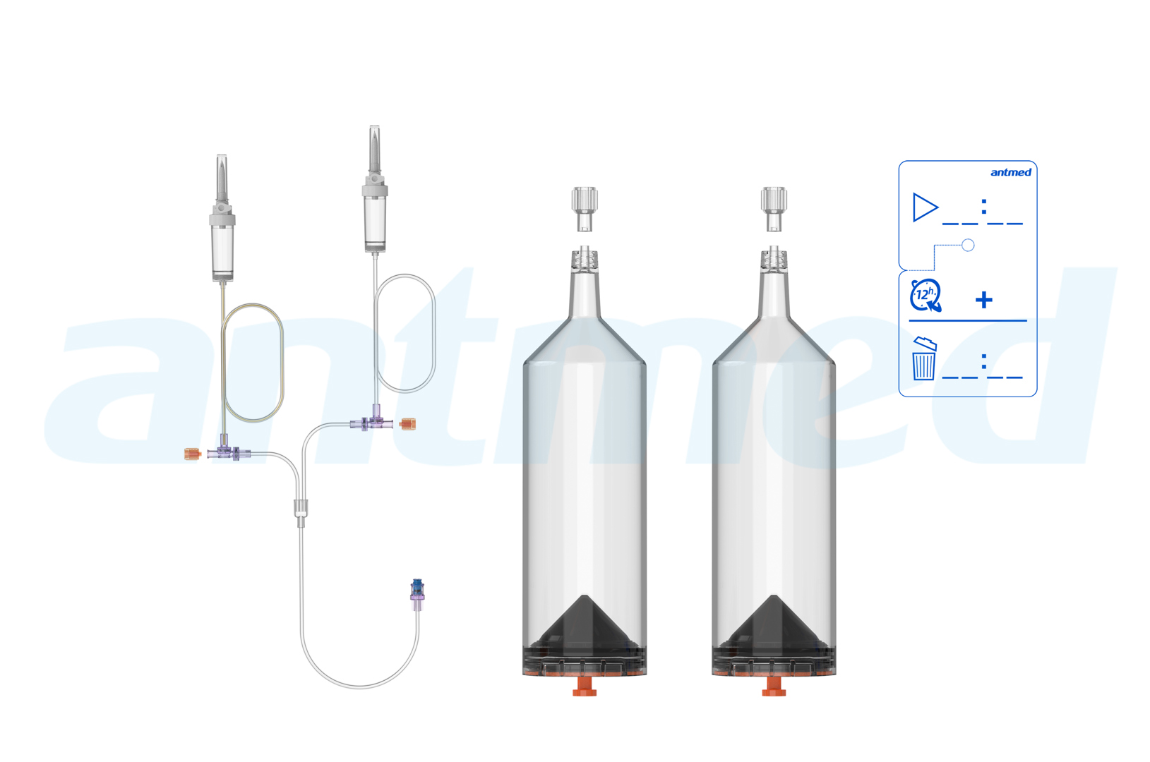 12hours Multi-patient syringe system