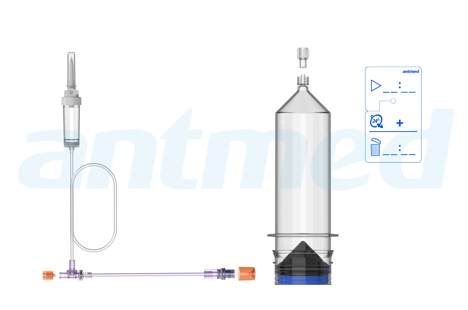 24hours Multi-patient syringe system