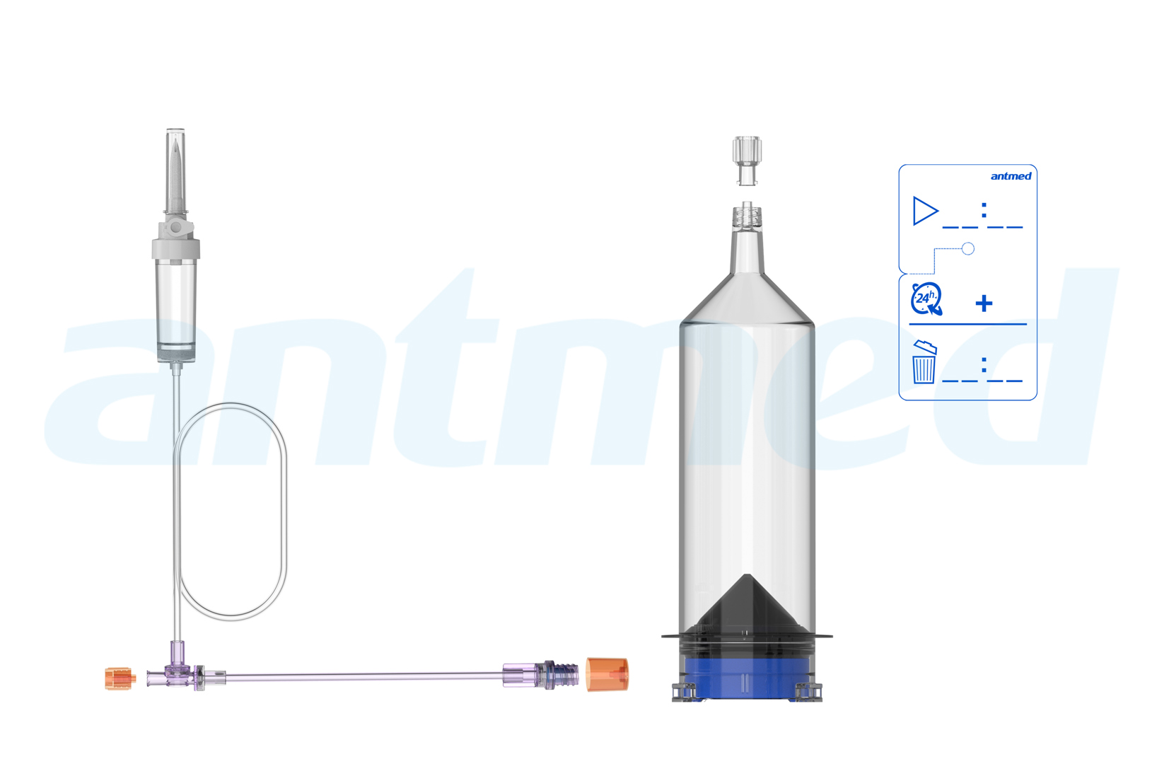 24hours Multi-patient syringe system