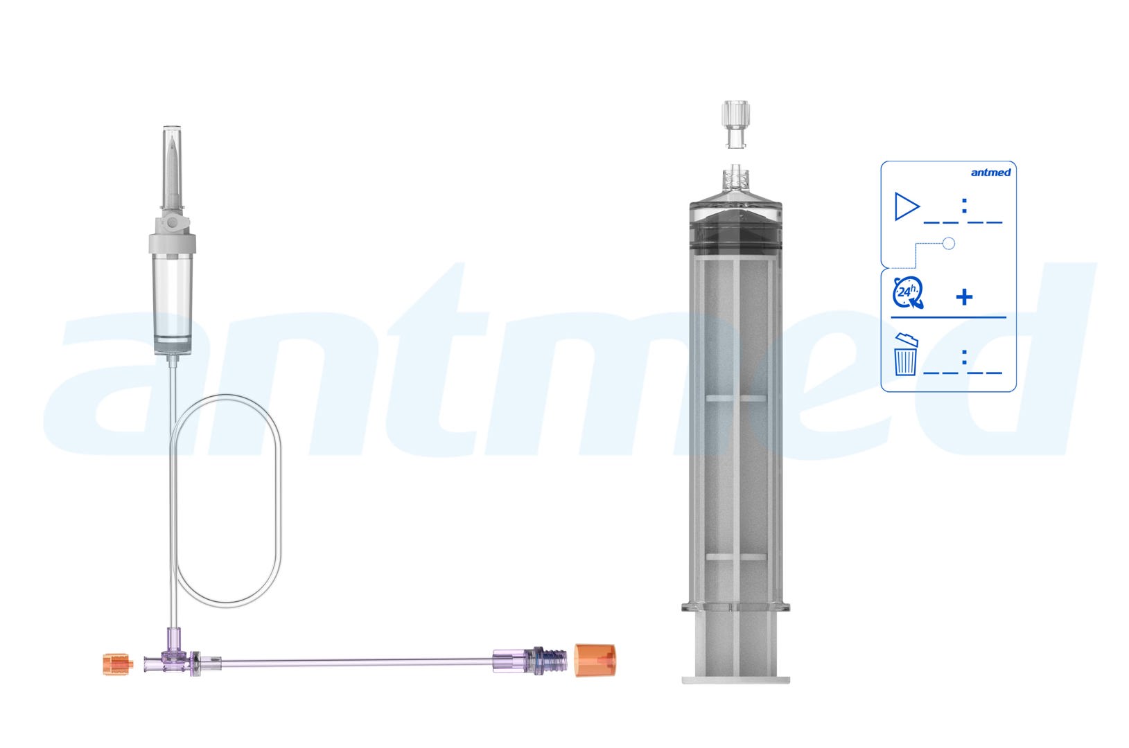 24hours Multi-patient syringe system