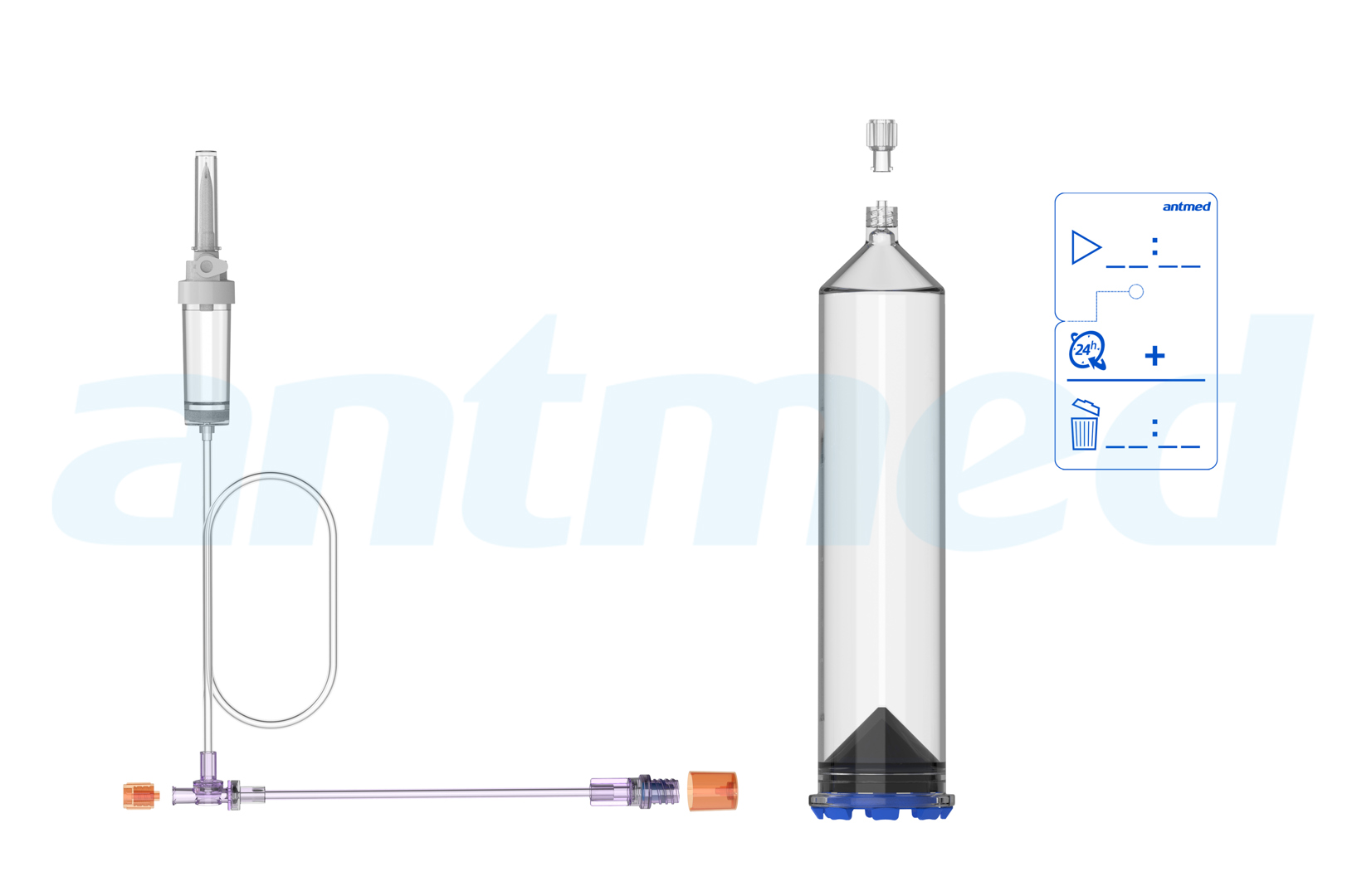 24hours Multi-patient syringe system