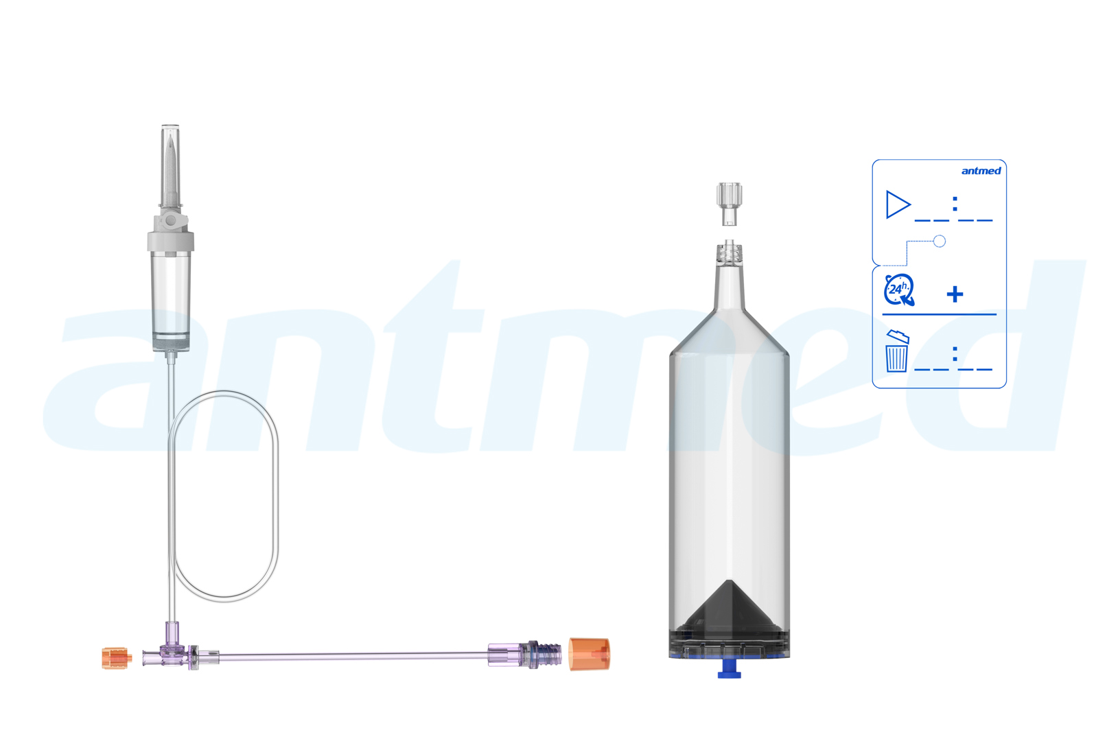 24hours Multi-patient syringe system